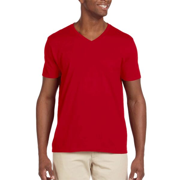 Gildan Adult Softstyle® V-Neck T-Shirt Thumbnail