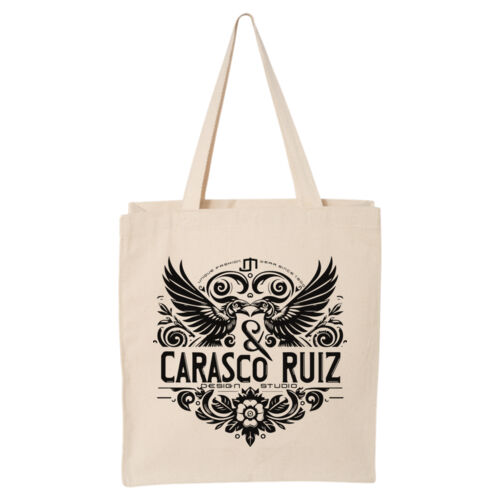 CR Designs- Black Logo Shopping Bag Thumbnail