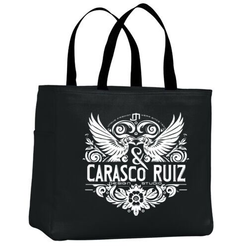 CR Designs- White Logo Reusable Tote Thumbnail