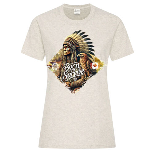 CR Designs Born Survivor - ATC EVERYDAY COTTON Ladies' TEE Thumbnail