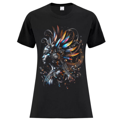 CR Designs Music Masquerader - ATC EVERYDAY COTTON Ladies' TEE Thumbnail