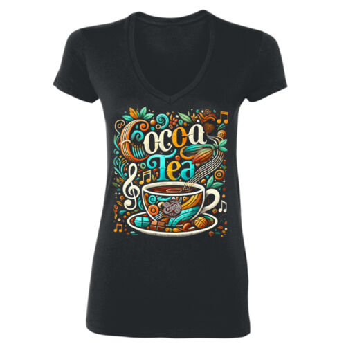 CR Designs Cocoa Tea - Gildan Softstyle® Women’s V-Neck T-Shirt Thumbnail