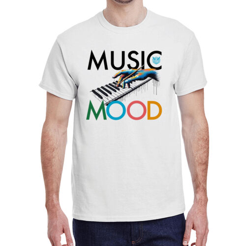 CR Designs Music Mood - TT Unisex Ring Spun Combed Cotton T-Shirt Thumbnail