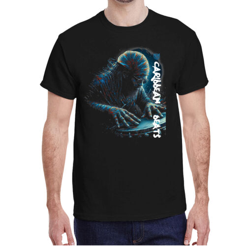 CR Designs Caribbean Beats - TT Unisex Ring Spun Combed Cotton T-Shirt Thumbnail