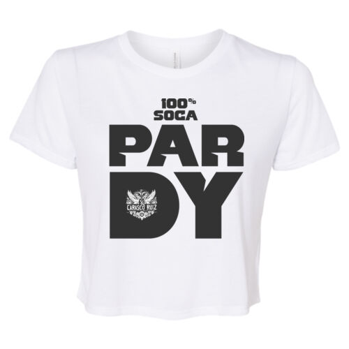 Pardy - Bella + Canvas Ladies' Flowy Cropped T-Shirt Thumbnail