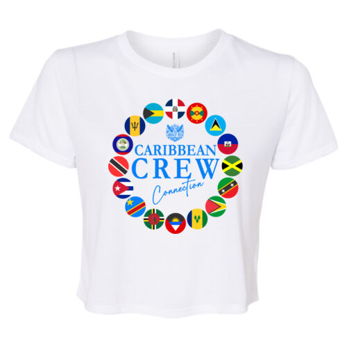 Caribbean Crew   - Bella + Canvas Ladies' Flowy Cropped T-Shirt Thumbnail